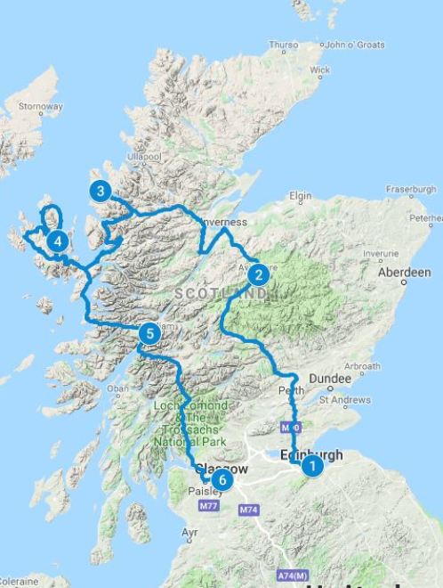 england scotland driving tour